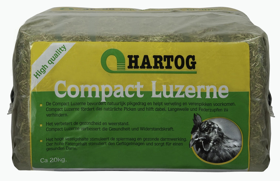 Hartog Compact Luzerne 20kg (voor pluimvee)